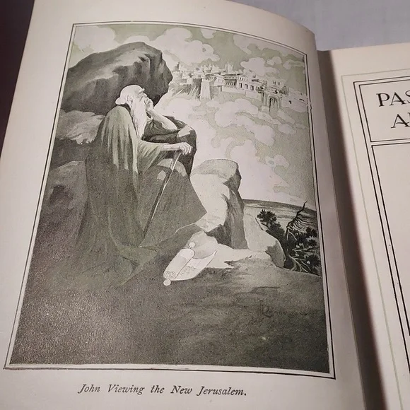 Vintage 1909 Past Present and Futureby J E White Hard Cover Book